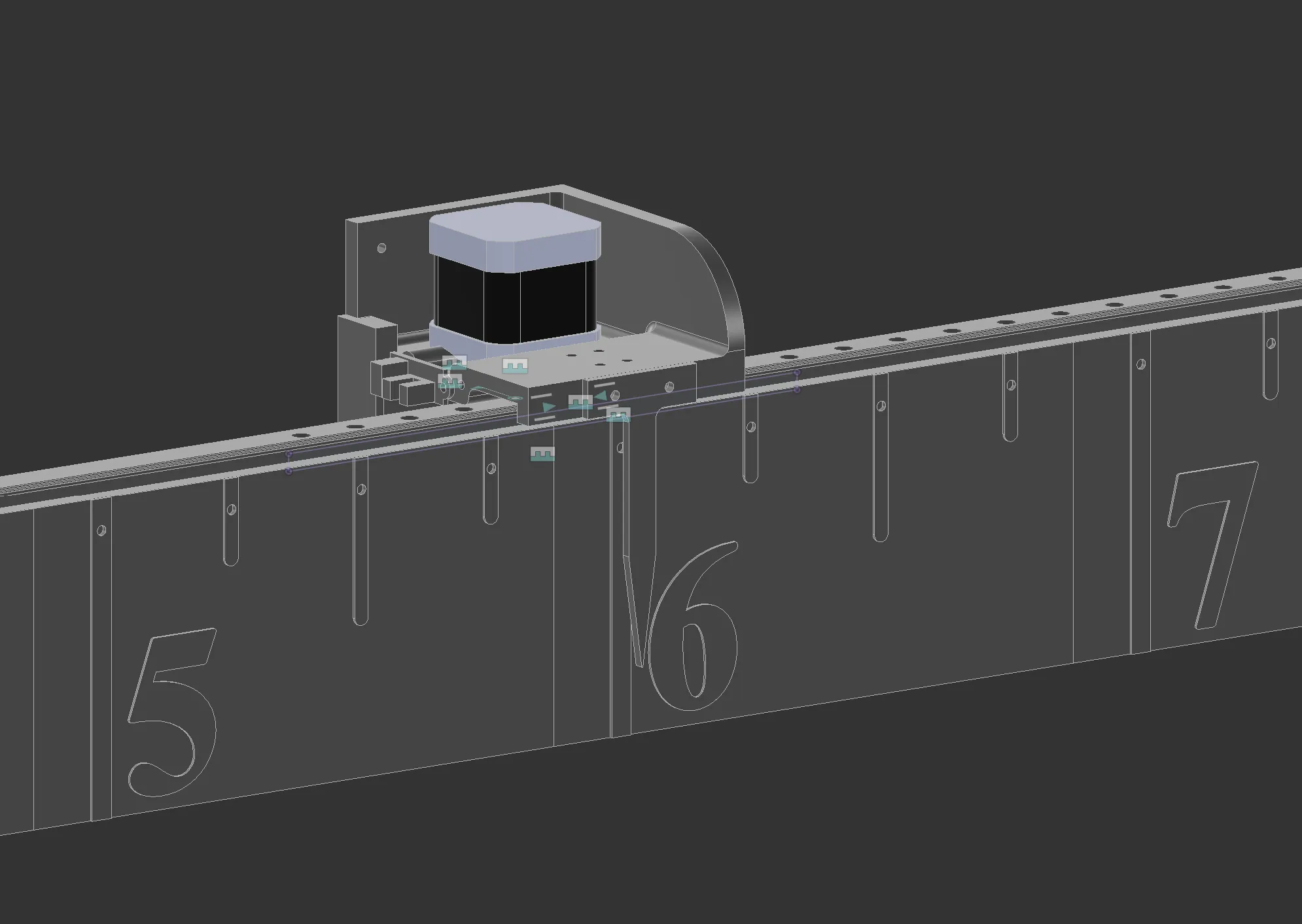 Long Clock assembly in Fusion 360
