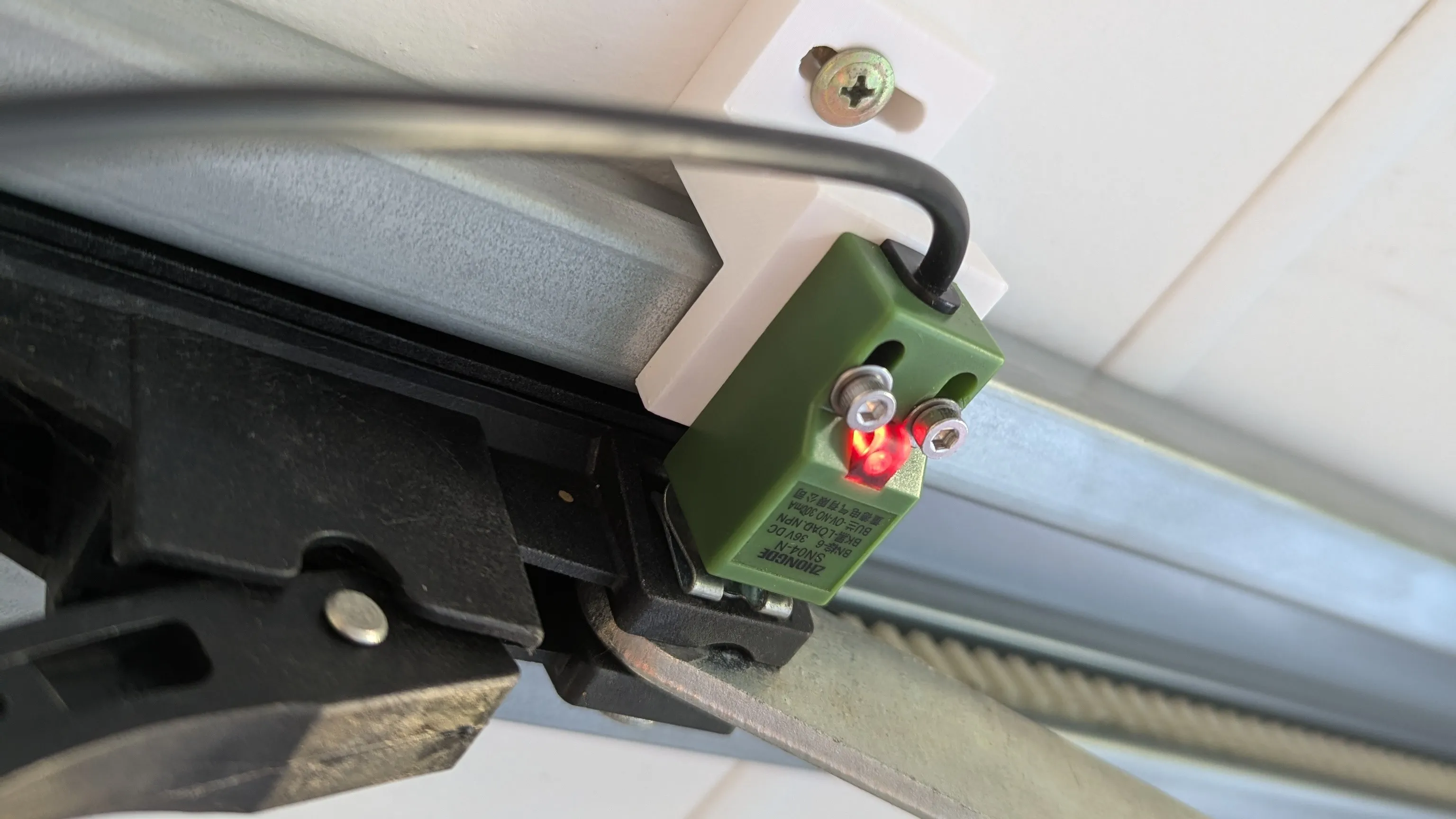 Installed Open Position Switch