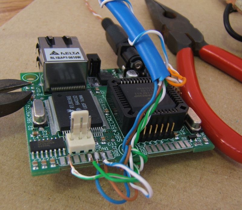 SBC with soldered outputs