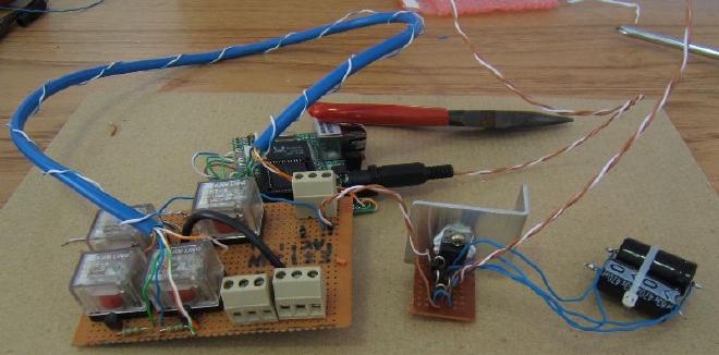 Sprinkler Controller Boards connected together