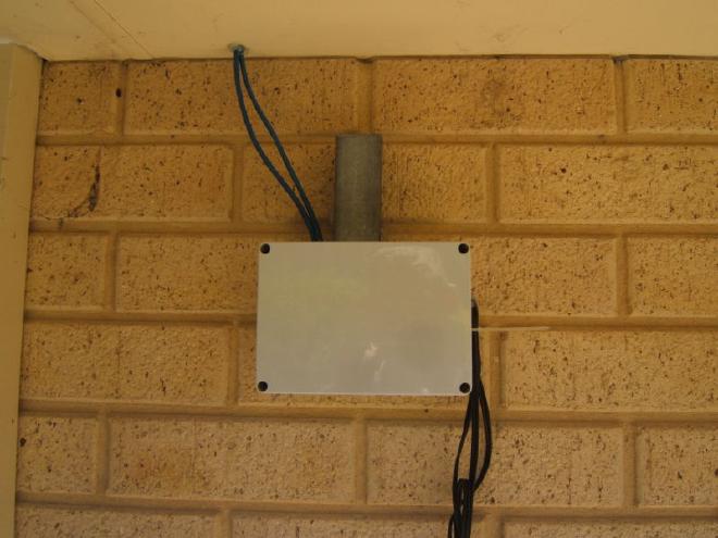 Sprinkler Controller On Wall